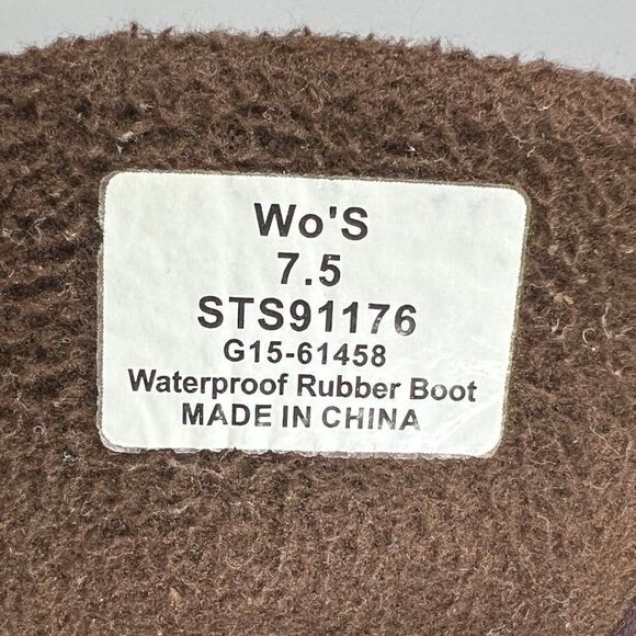 Sperry Women's Size 7.5 Saltwater Brown Leather Duck Boots - Picture 13 of 13